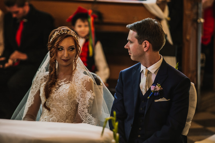 Ślub w Kościele św. Wojciecha w Modlnicy