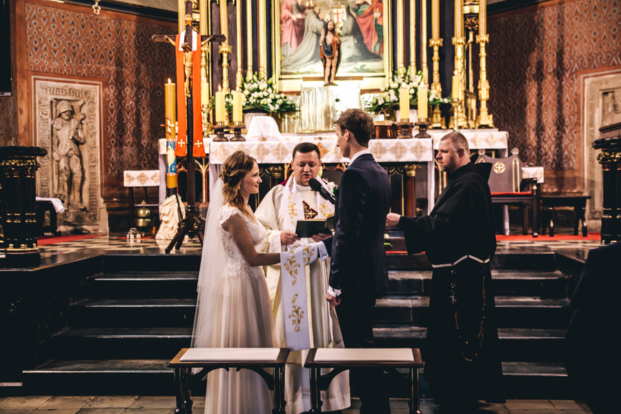 ślub w bazylice franciszkanów w krakowie